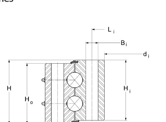 PRIUS BEARINGS 13004001 2D section drawing