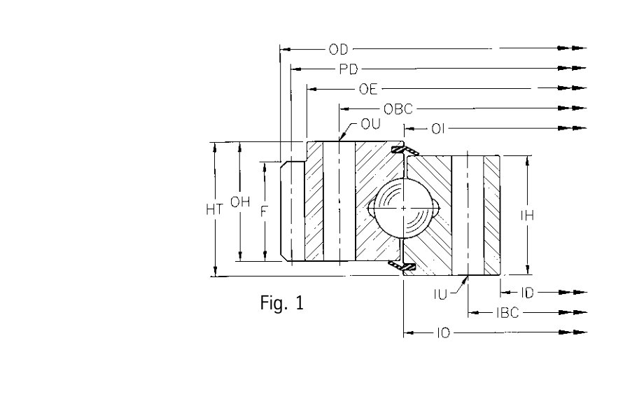 PRIUS BEARINGS A10-22E5A 2D section drawing