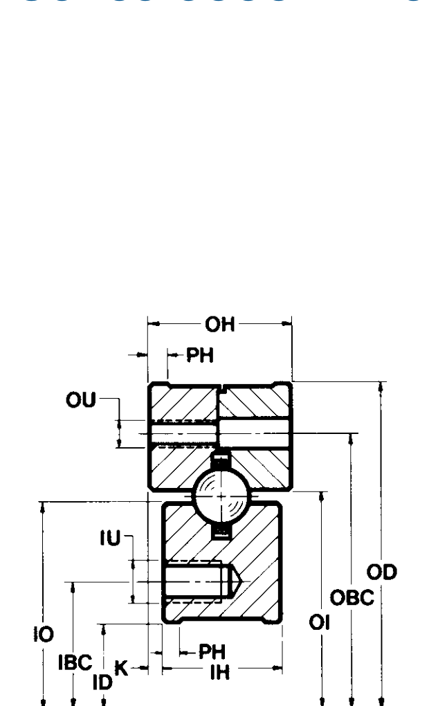 PRIUS BEARINGS W13-43P2 2D section drawing
