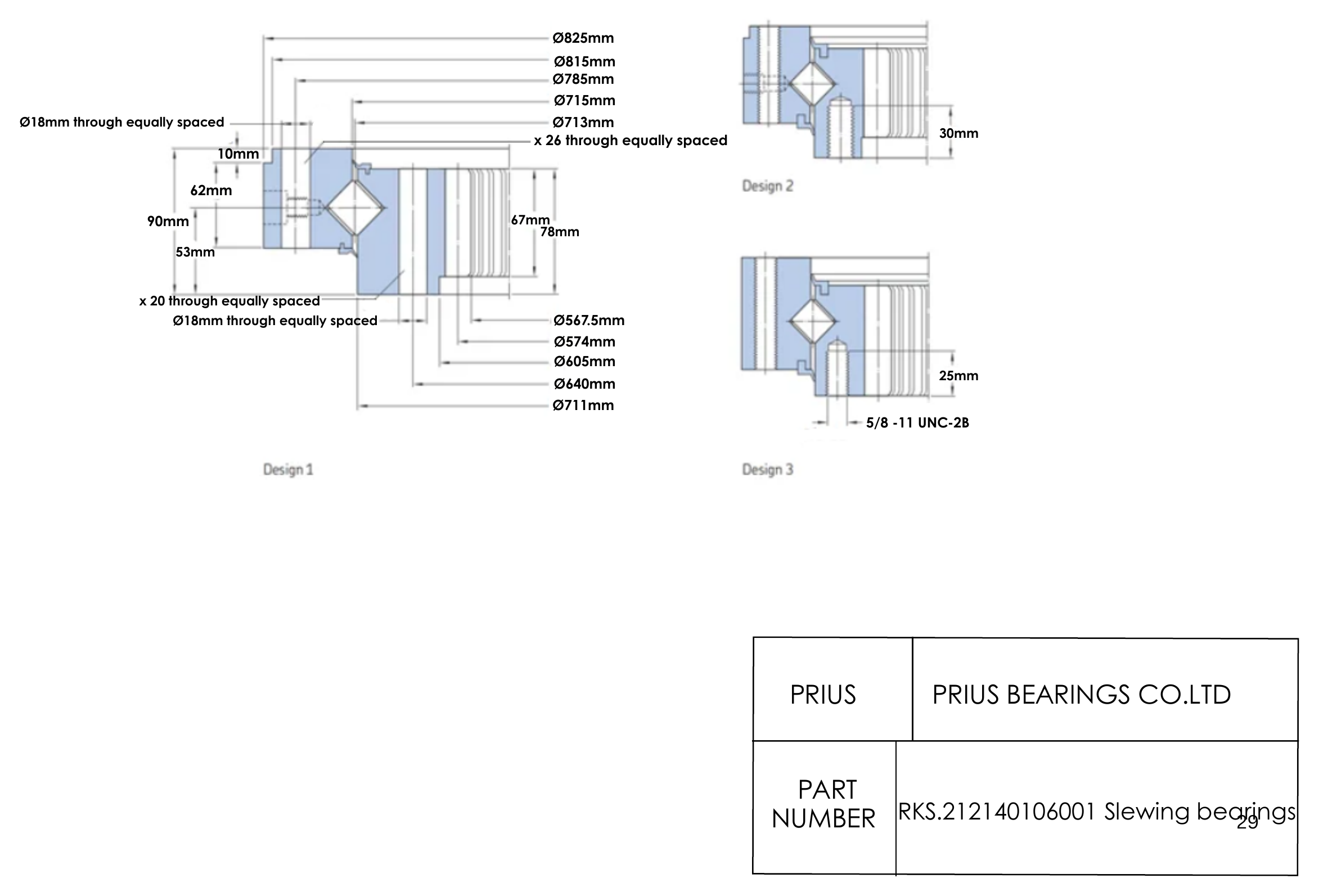 SKF RKS.212140106001 2D dimensional drawing PRIUS BEARINGS RKS.212140106001 2D dimensional drawing