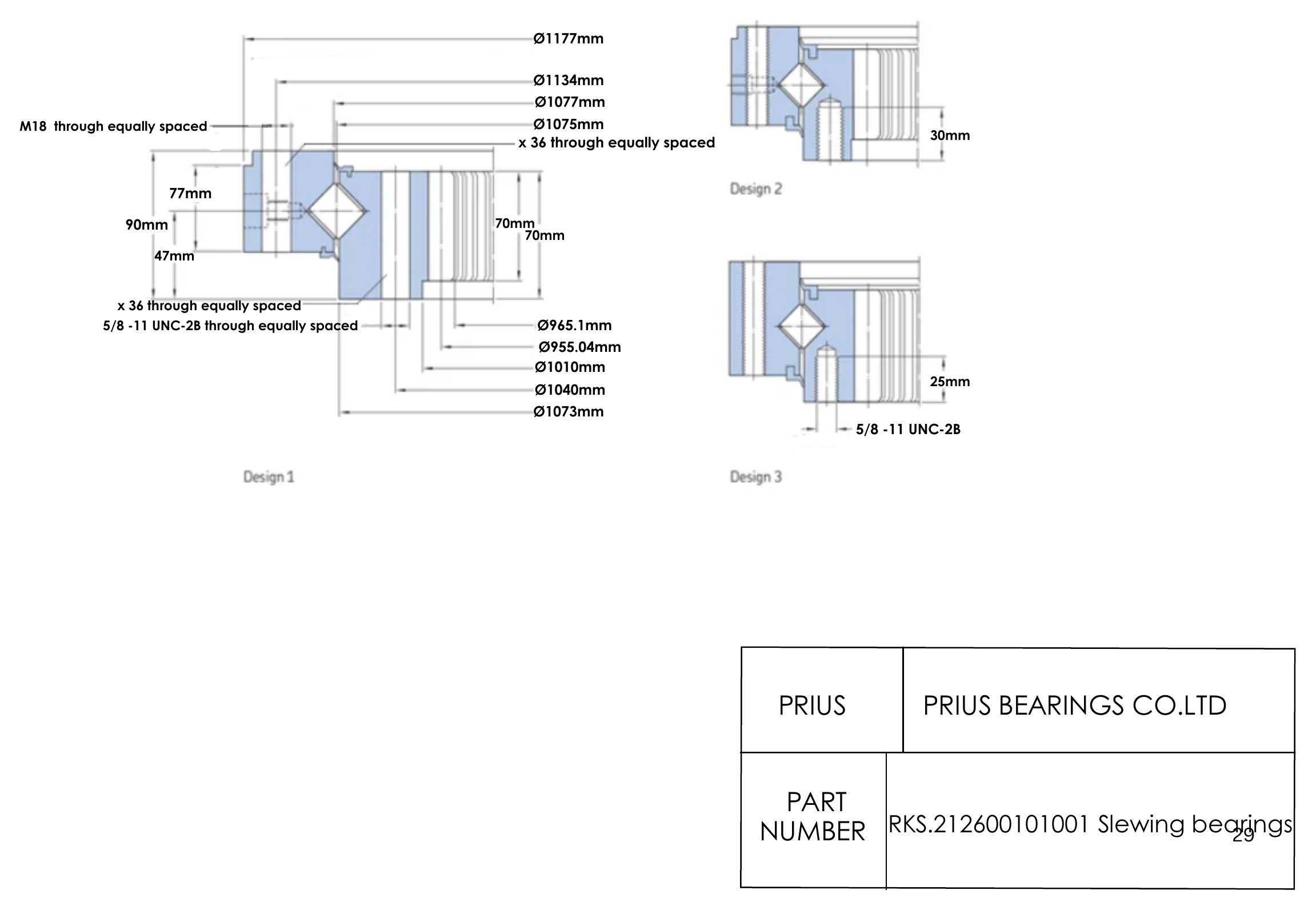SKF RKS.212600101001 2D dimensional drawing PRIUS BEARINGS RKS.212600101001 2D dimensional drawing