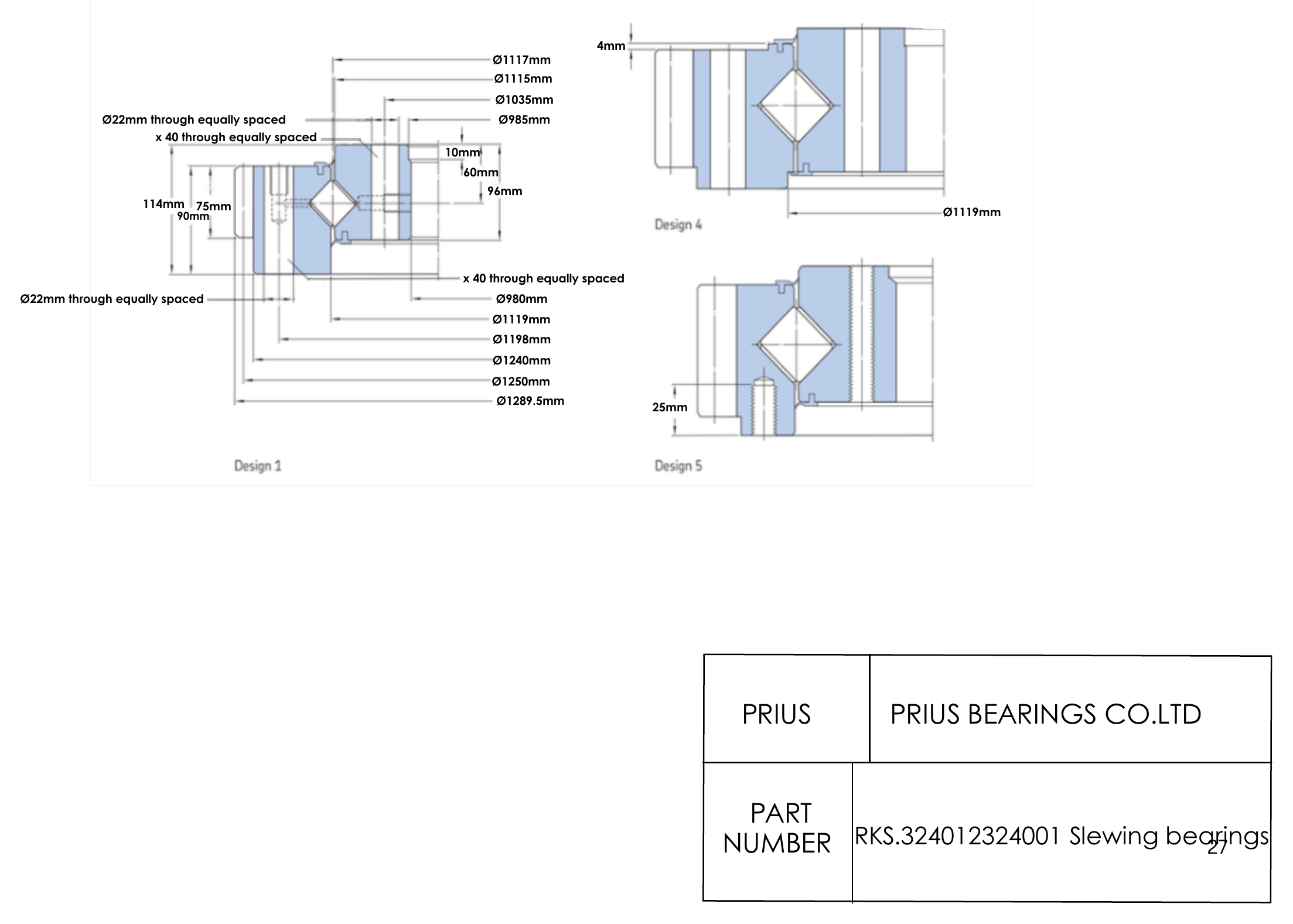 SKF RKS.324012324001 2D dimensional drawing PRIUS BEARINGS RKS.324012324001 2D dimensional drawing